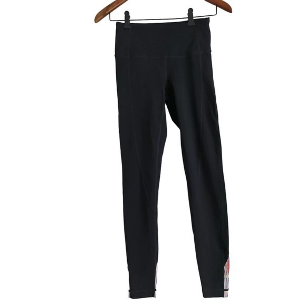 PrAna Costas Yoga Leggings-Size XS Women-Color Black/Multi-EUC